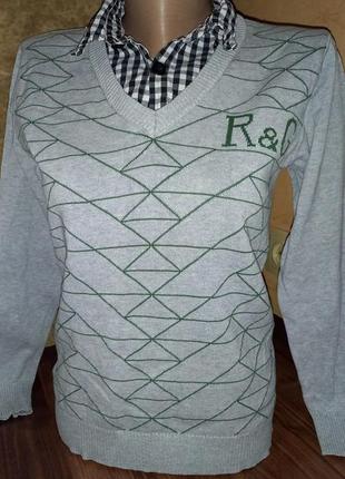 Ralph lauren кофта,светр,рубашка обманка1 фото