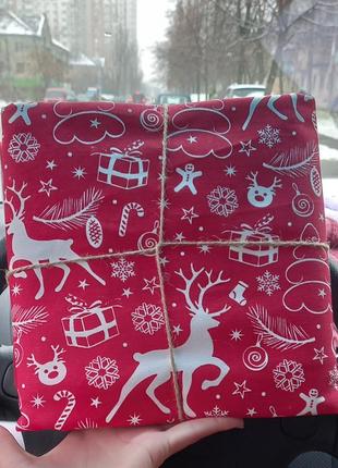 Новогодний подарок!! набор полотенце прихватка руковичка подарок новый год
