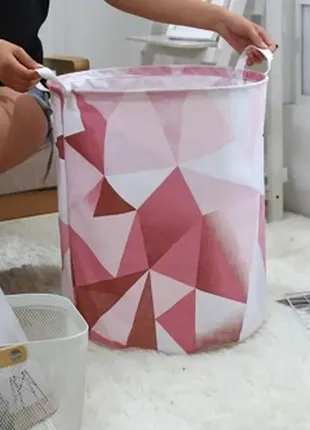 Berni home корзина для игрушек, белья, хранения розовый градиент1 фото