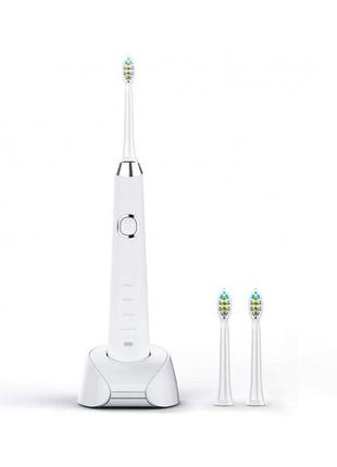 Ультразвукова електрична зубна щітка hanasco sonic electric біла (s1001)1 фото