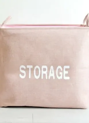 Berni home корзина для игрушек, белья, хранения склад, розовый1 фото