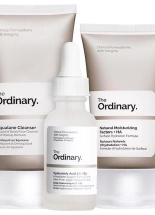 Набір the ordinary direct acidsthe daily set для зволоження шкіри обличчя