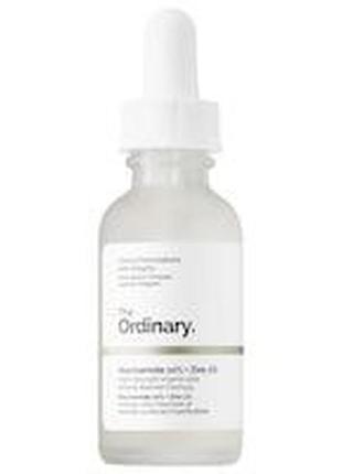 Сыворотка против морщин и сыпи с витамином в3 и цинком the ordinary niacinamide 10% + zinc 1% 30ml1 фото