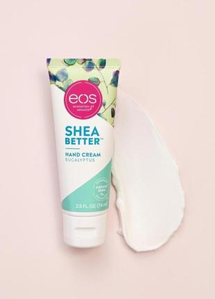 Крем для рук евкаліпт eos shea better eucalyptus hand cream1 фото