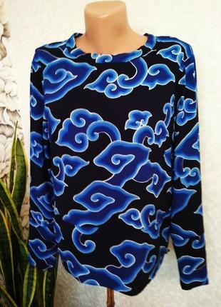 Блуза, принт, турция,1+1= 50% скидки на 3ю вещь.