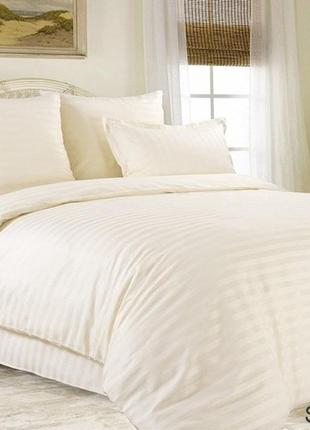 Турецкое постельное белье сатин страйп  люкс качество luxury st-10171 фото