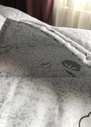 Одеяло хлопковое  лето стеганное 200х210 см легкое силиконовое   stripe8 фото