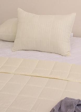 Одеяло хлопковое  лето стеганное 200х210 см легкое силиконовое   stripe2 фото
