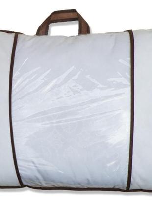 Набор подушка и одеяло евро 70х70 из экопуха eco-страйп7 фото
