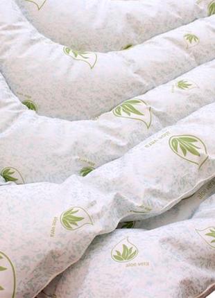 Набор одеяло зимнее полуторное и две подушки 70х70 из экопуха "eco-aloe vera"