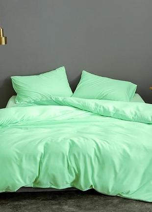 Яркий комплект постельного белья евро размер, сатиновый  s430