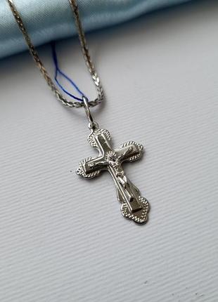 Крестик серебро 925 пробы 7