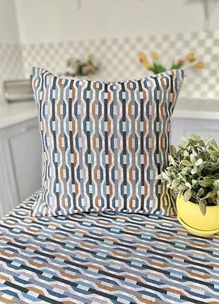 Наволочка декоративна гобеленова одностороння limaso 45х45 см.., на подушку