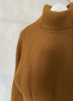 Светр oversize кофта коричнева кофта тепла вʼязана 6