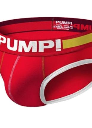 Червоні бавовняні зручні повсякденні труси бріфи pump
