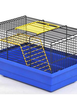 Клітка для хом'яків, малих гризунів  "мишка"  фарба 28*18*17 см