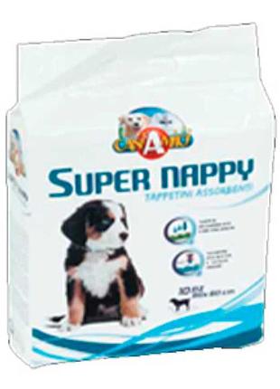 Пелюшки для собак 60х60, 10шт / уп (12уп. в ящ.) (ціна за упаков.) *