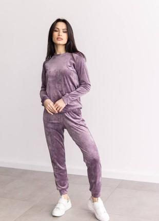 Велюровий костюм. плюшевий костюм. велюровий світшот та штани