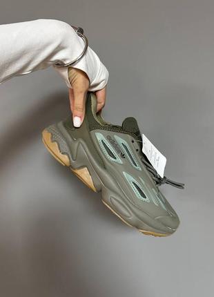 Женские кроссовки adidas ozweego celox khaki🔝🔥