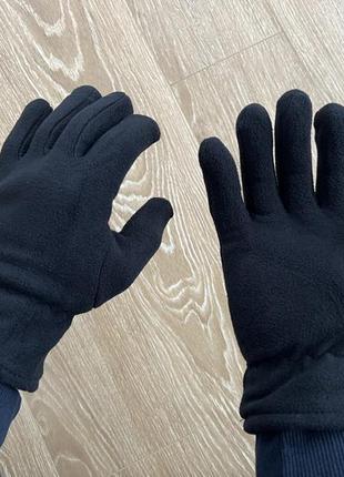 Флісові рукавиці , подвійні рукавиці чоловічі