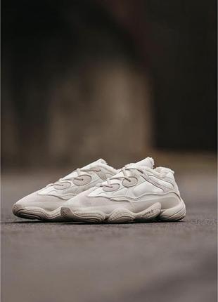 New! чоловічі жіночі шкіряні кросівки yeezy boost 500 у трох кольорах!4 фото