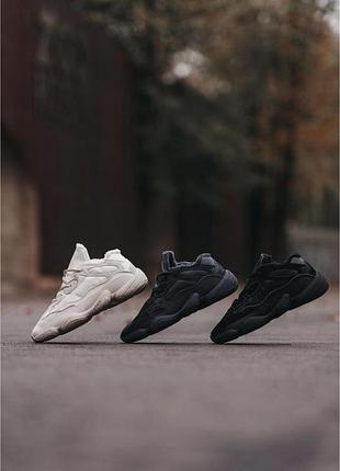 New! чоловічі жіночі шкіряні кросівки yeezy boost 500 у трох кольорах!3 фото