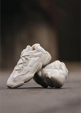 New! чоловічі жіночі шкіряні кросівки yeezy boost 500 у трох кольорах!6 фото