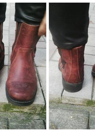 Новые брендовые , кожаные ботинки,сапоги,25,5-26см/39р./ wrangler3 фото