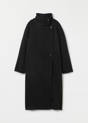Пальто h&m чорне демісезонне