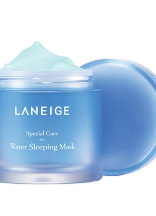 Увлажняющая ночная маска для лица laneige water sleeping mask1 фото