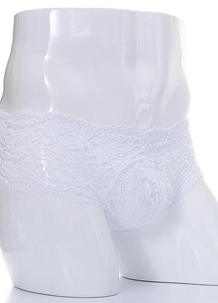 Трусы мужские боксеры кружевные белые, мужские трусы кружевные