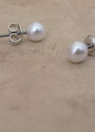 Жіноча прикраса сережк посрібленні и із стерлінгового срібла 925 пусети