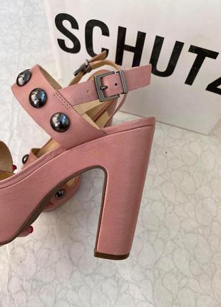 Schutz новые шикарные кожаные босоножки оригинал2 фото