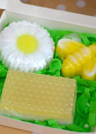 Набор "ромашка пчела и соты"