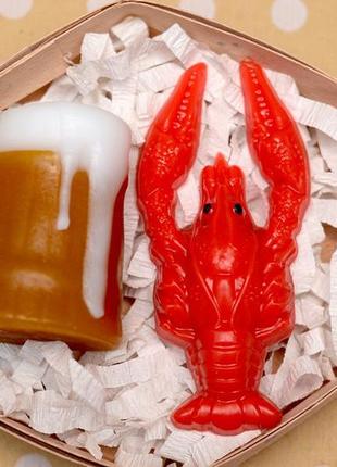 Набор мыла "пиво и рак"