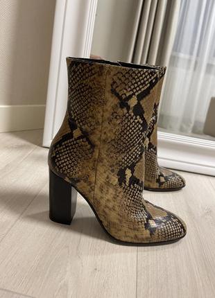 Шкіряні черевики zara