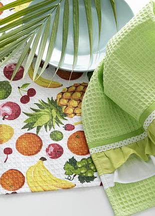 Набір серветок кухонних вафельних 2 шт, 40*60 см