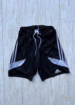 Шорты adidas m чёрные футбольные
