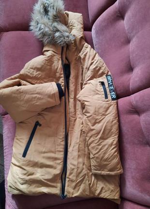 Куртка зимова на хлопчика 158 см