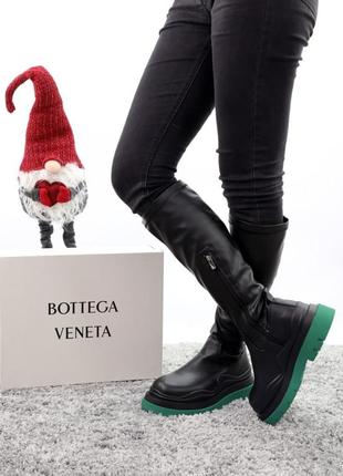 Женские ботфорты bottega veneta3 фото