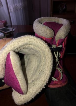 Сапоги, ботинки, сноубутси, дутики, внутри мех, зима,  sorel,6 фото
