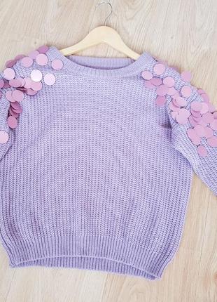 Красивый свитер, пурпурного цвета2 фото