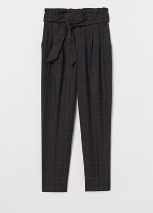 1+1=3!!! стильные клетчатые штаны h&m