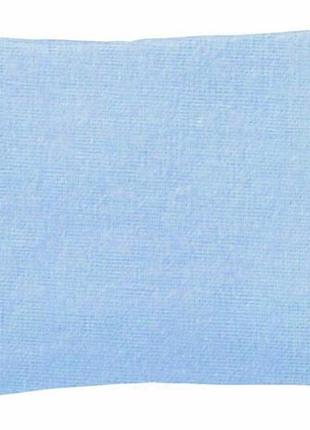 Наволочка для подушки теплая мягкая зимняя фланель голубого цвета 50х70 см