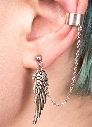 Кафф "перо сокола". ручная работа