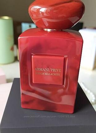 Парфюм giorgio armani prive rouge malachite. парфюм 100мл.