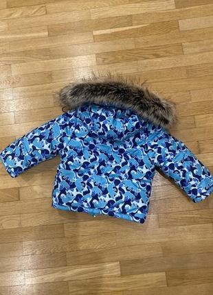 Детский зимний комплект (комбинезон + куртка)4 фото