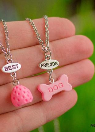 Кулон для двох друзів "best friends rose. цена за набор