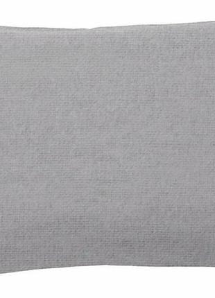 Наволочка для подушки теплая мягкая зимняя фланель 60х60 см квадратная серого цвета