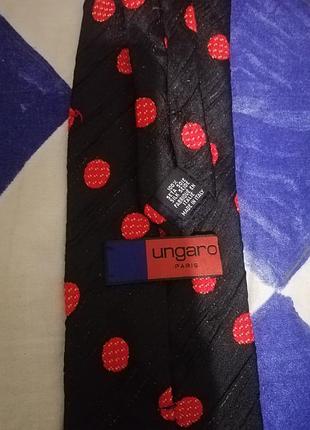 Ungaro шёлковый галстук.